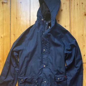 Barbour Beacon Pass jacket with hood in navy
